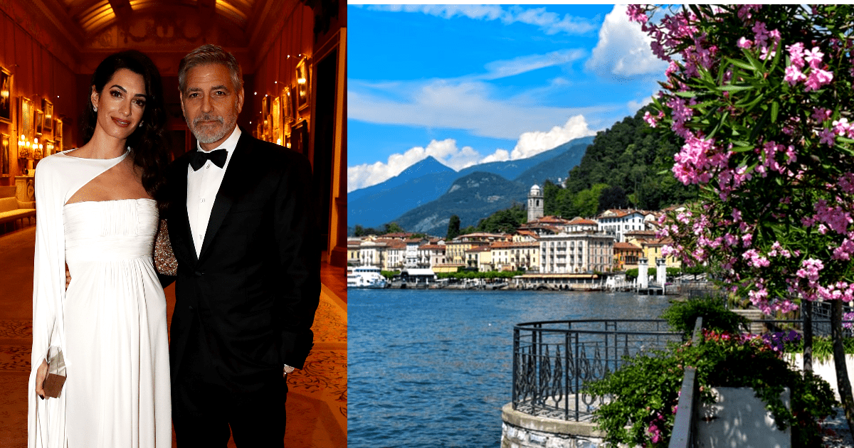 Dine With & Amal Clooney At Their Lake Como Home For Real & Here