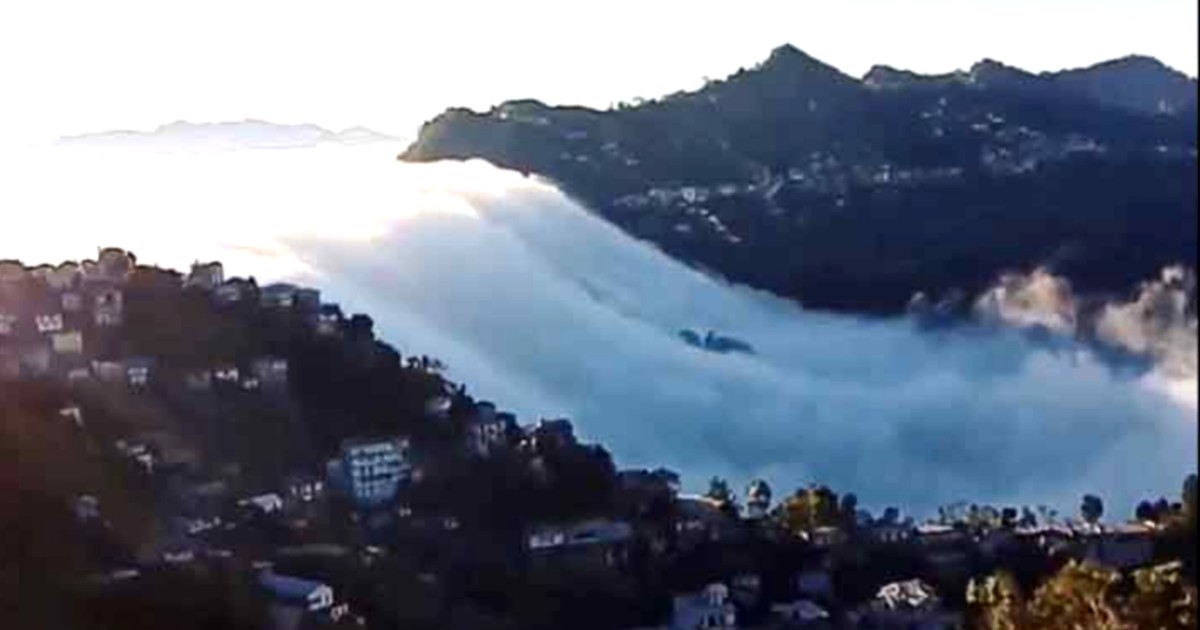 Beautiful Cloud Waterfall In Mizoram Stuns Social Media Users Craving For Travel