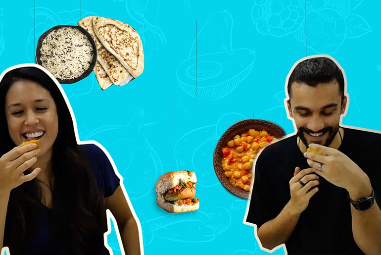 American Blogger Tries Indian Food At Meena Bazaar In Dubai | Curly Tales UAE