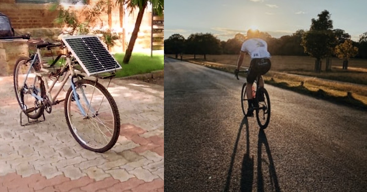 Tamil Nadu Kids Build Solar Bicycle To Tackle The Issue Of Fuel Price Hike In The Nation