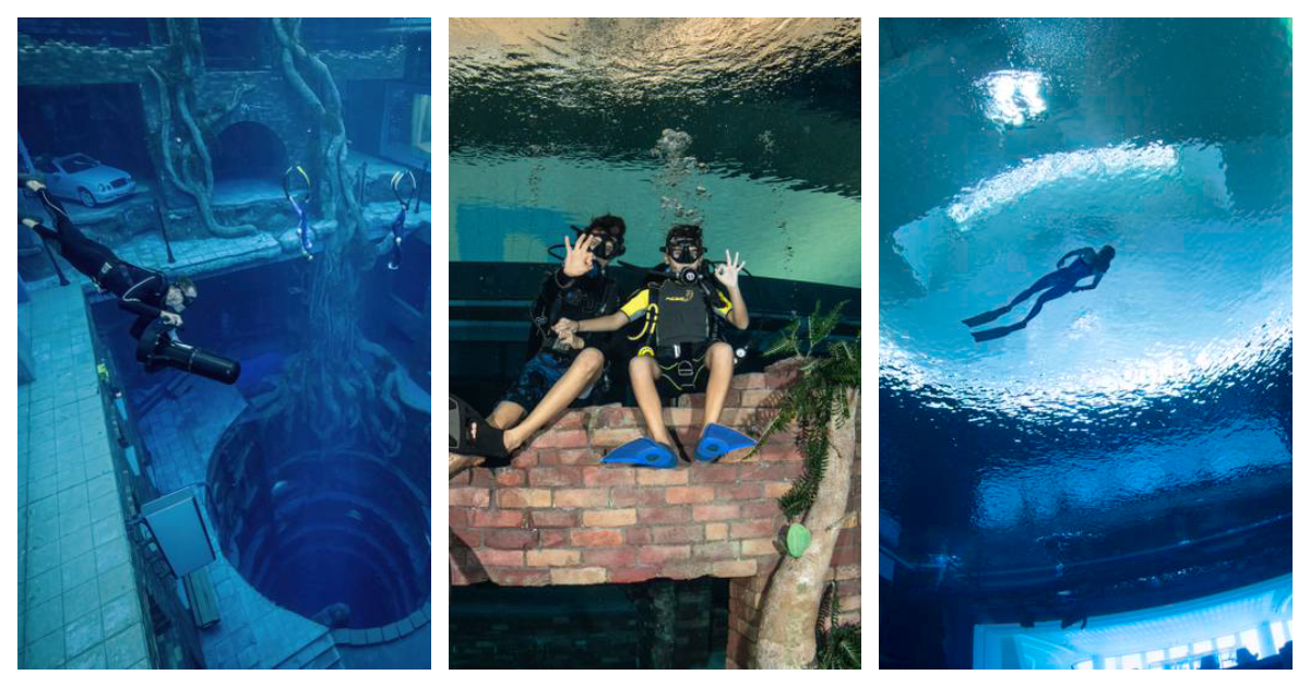 The World’s Deepest Pool Opens In Dubai & It Features A Sunken City, Underwater Restaurant & More