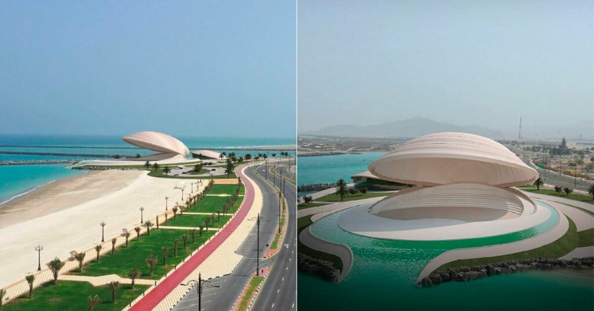 Sharjah Will Soon Be Home To A Gorgeous Seashell Shaped Floating Theatre