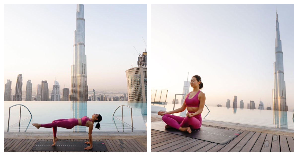 Set Your Body Free With A Yoga Class In The Sky At Address Sky View’s Infinity Pool