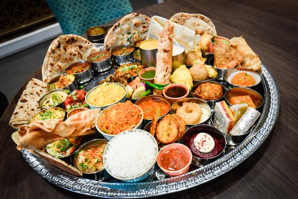 indian restaurant has 7 kg thali