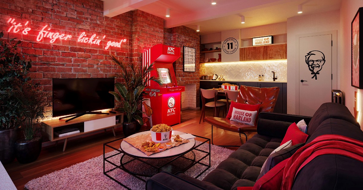 KFC Themed Apartment London