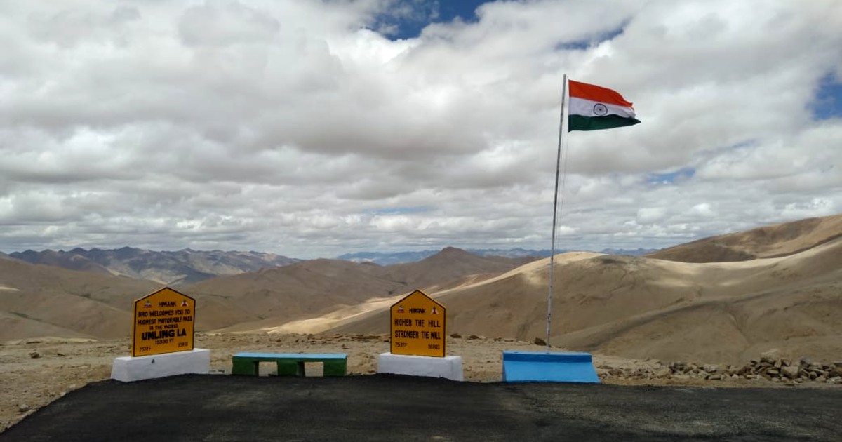 India Constructs World’s Highest Motorable Road In Ladakh At 19,300 Feet; Smashes Bolivia’s Record