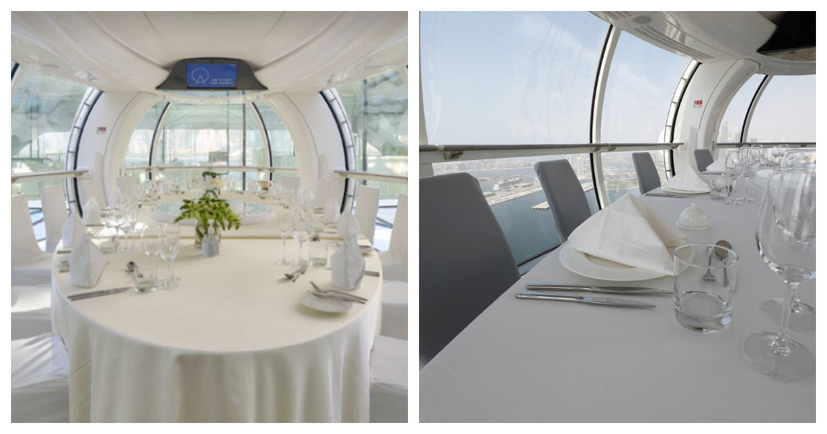 Dining In The Sky At Ain Dubai: Here’s What To Expect From The Gourmet Dining Experience