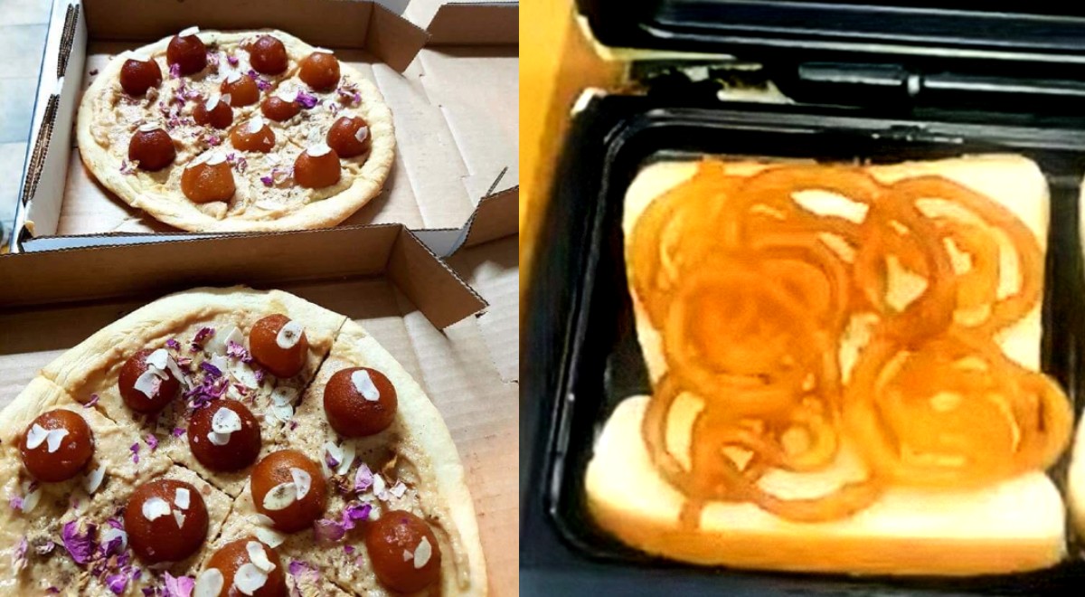 Gulab Jamun Pizza And Jalebi Sandwich Are Food Trends Now And We Are Not Kidding