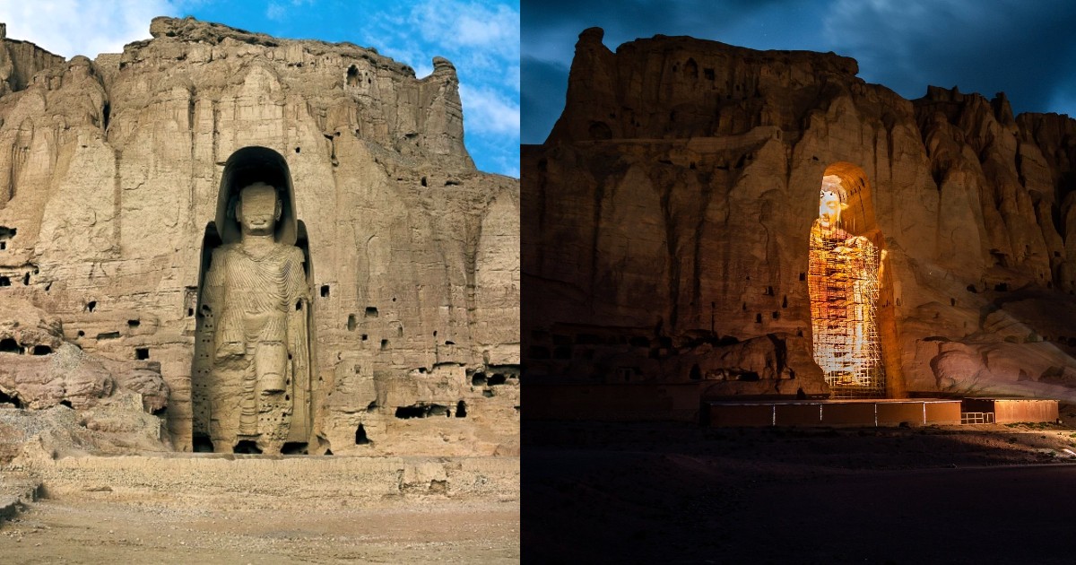 Afghanistan Has 3-D Light Projections Of Buddha Statues That Were Destroyed By Taliban