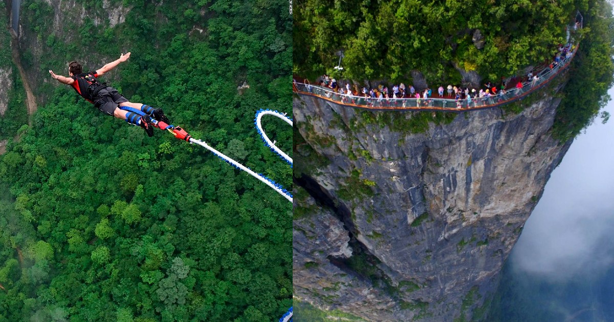 world's highest bungee jumping china