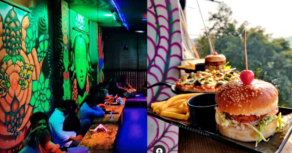 Soak In Neon Vibes With Toothsome Food Options At Delhi’s Only Psychedelic Cafe In Hauz Khas