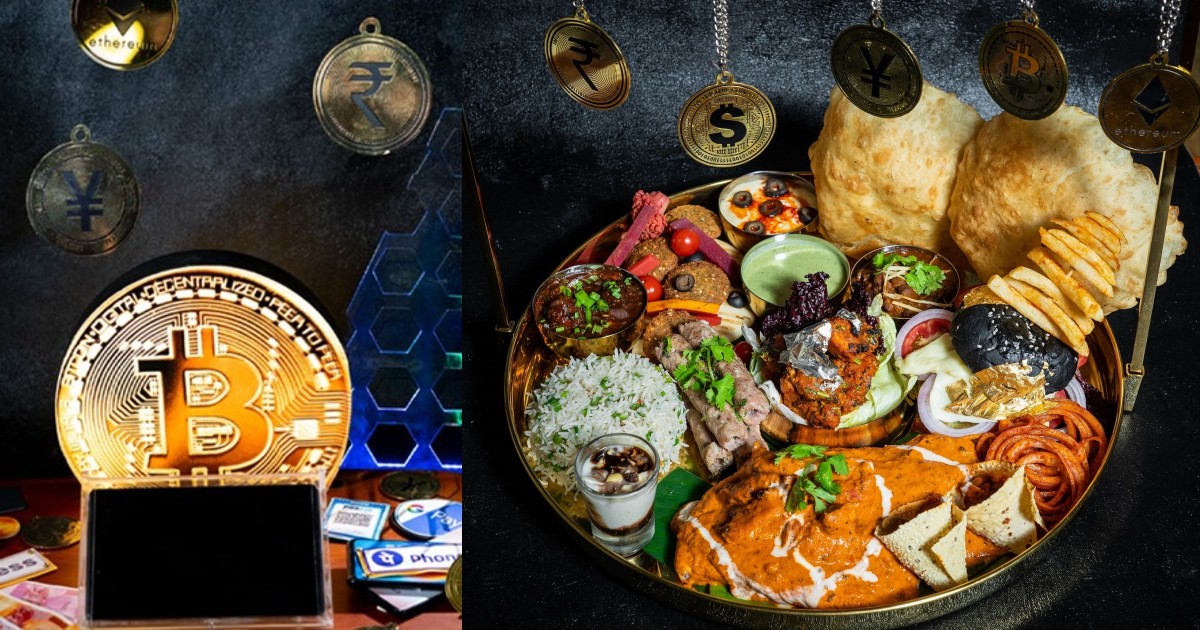 This Eatery In Delhi’s CP Becomes First Indian Restaurant To Accept Cryptocurrency With Its Digital Thali