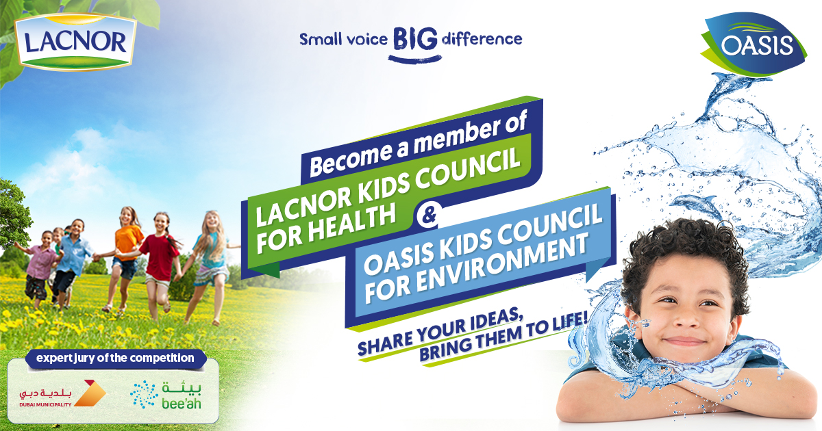 Lacnor & Oasis Launched ‘Small Voice, Big Difference’- A Campaign That Encourages Healthy & Sustainable Living 