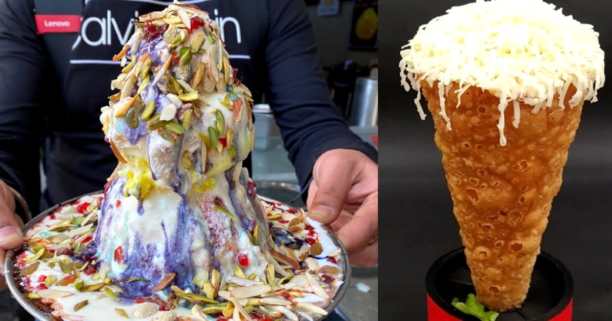Gujarat’s Street Vendors Are Setting New Records With Bahubali Sandwich, 5 Kg Gola & More!