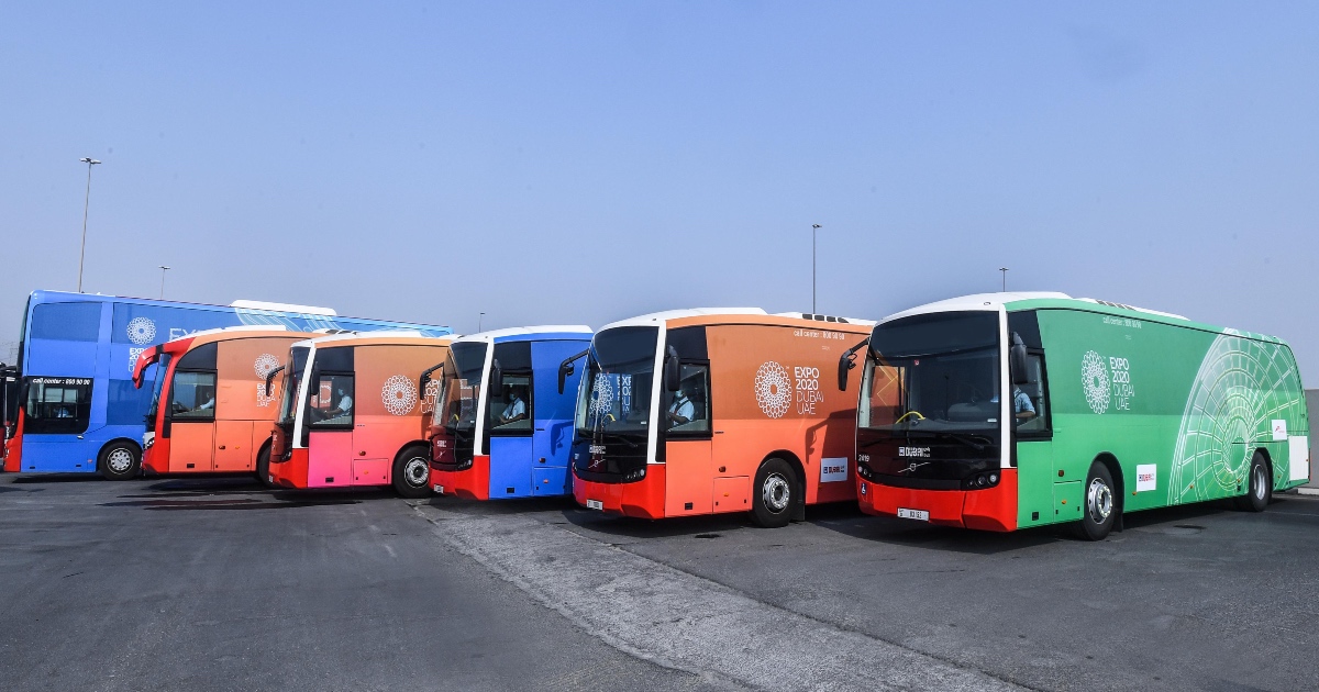 Dubai RTA Announces FREE Bus Shuttle From 9 Dubai Locations To Expo 2020 Site