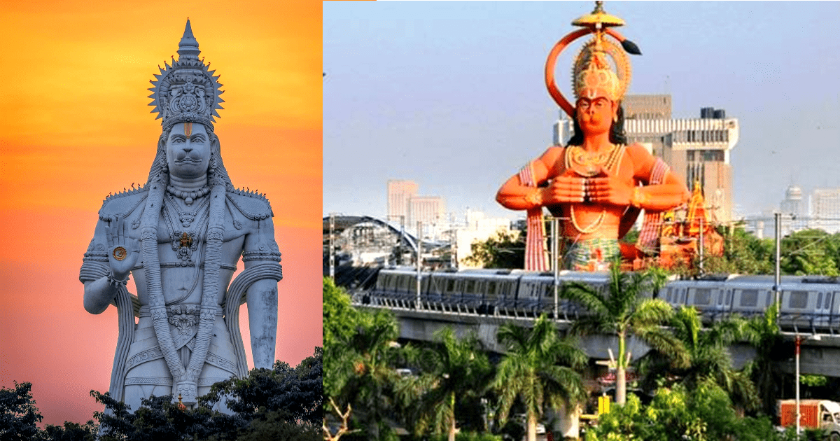 tallest hanuman statues in india
