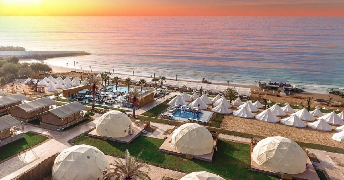 Glamp In A Luxury Dome Tent By The Beach, At Longbeach Campground, Ras Al Khaimah