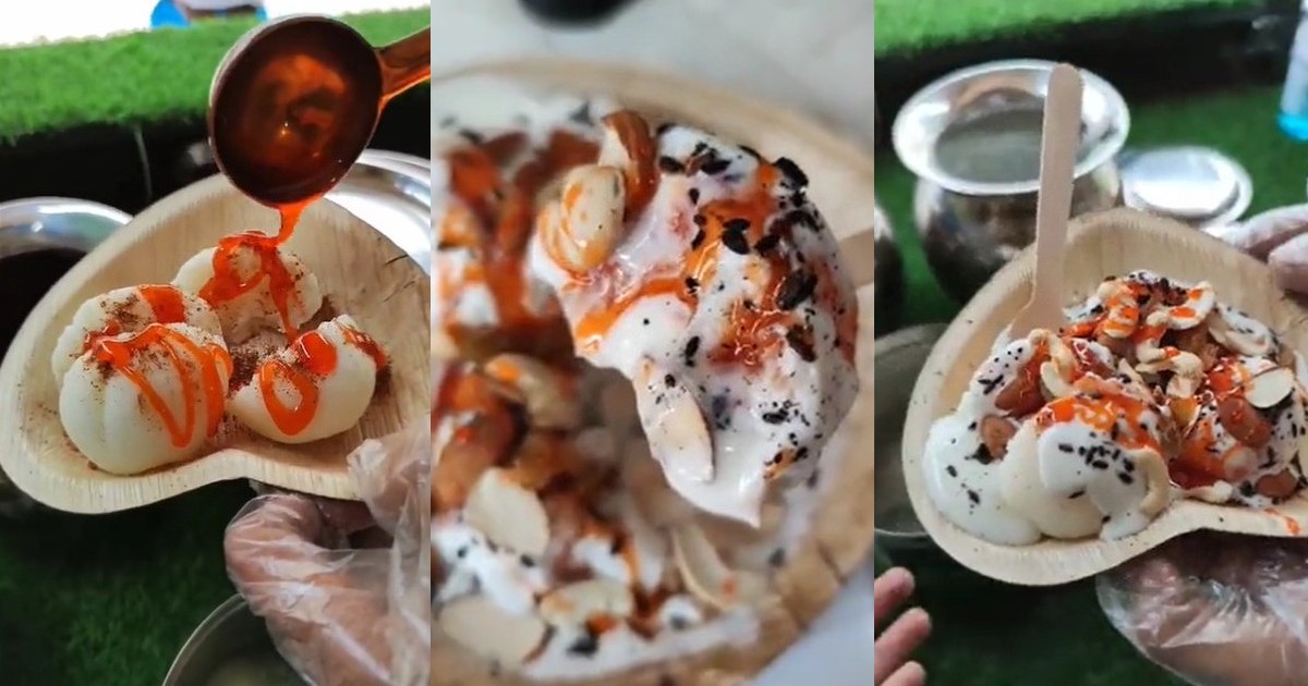 This Delhi Eatery’s Rasgulla Chaat With Tamarind & Yoghurt Is Making Us Cringe!