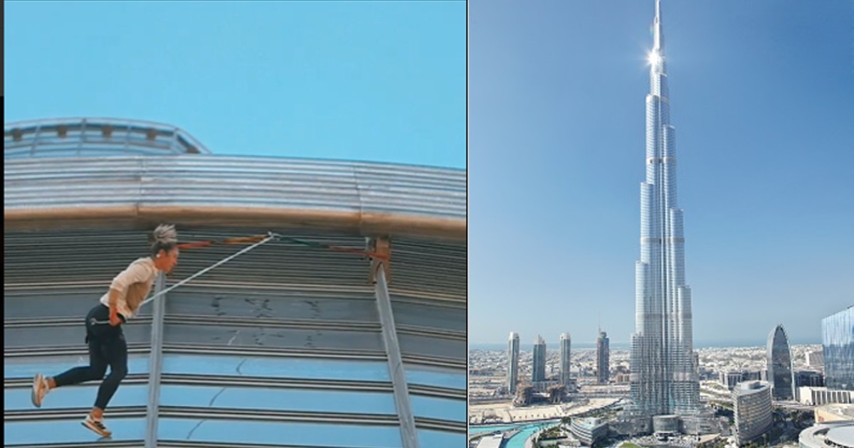 Woman Runs On The Exterior Of Burj Khalifa In Viral Adidas Ad; Creates History