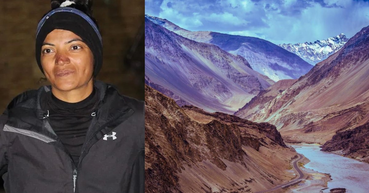 This Delhi-Based Woman Ran 480 Km From Manali To Leh In Just 6 Days Defying Knee Injury & Freezing Temperatures