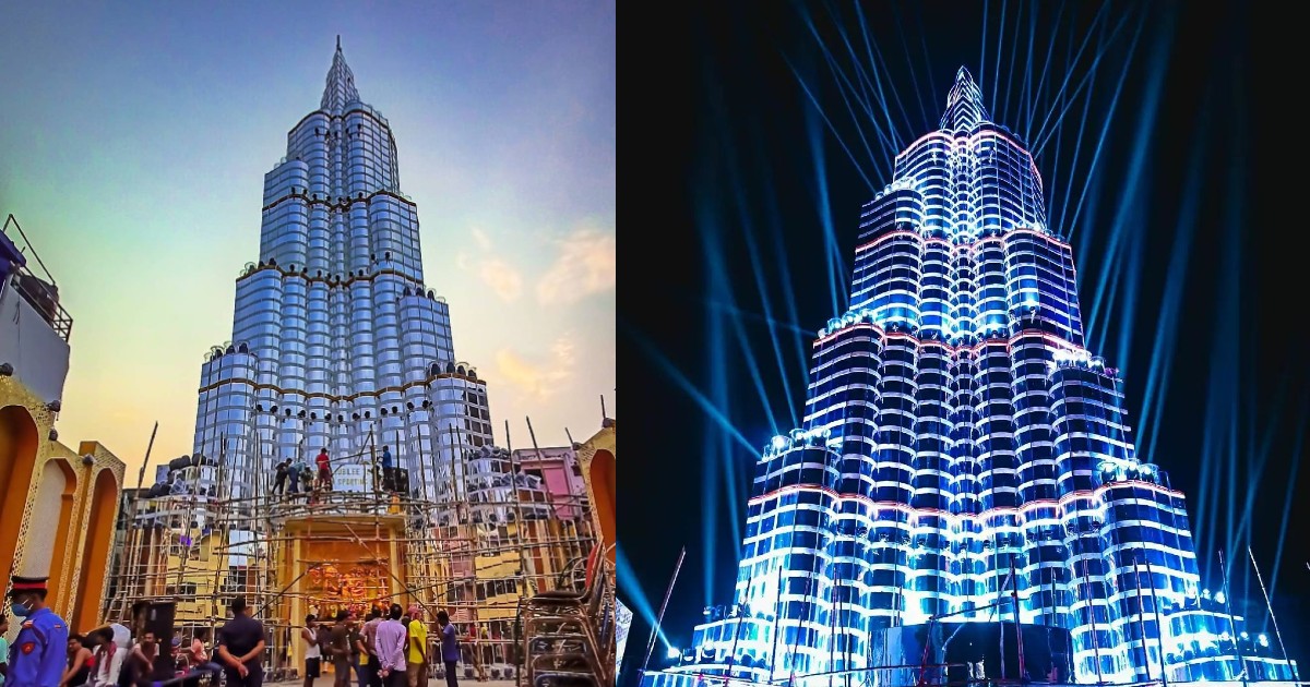 Kolkata Gets A Replica Of Dubai’s Burj Khalifa For Durga Puja ’21