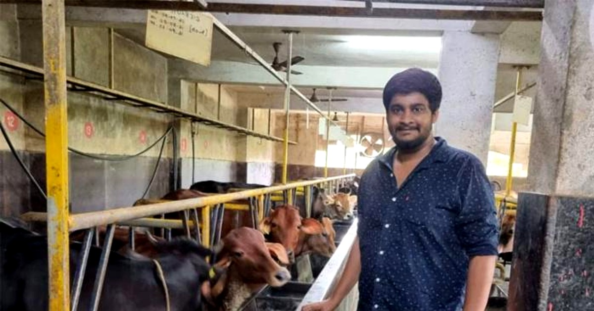 This Civil Engineer Quit His Job To Start Cow Farming; Now Earns ₹10 Lakhs/ Month