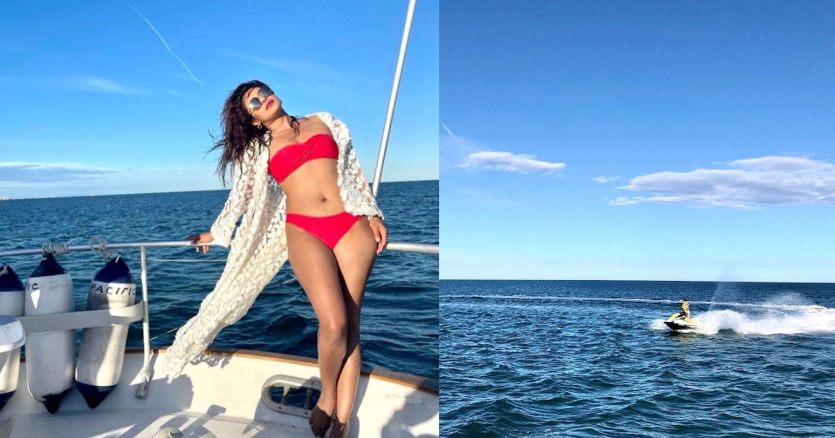 Priyanka Chopra Sizzles By The Sea In Spain; Nick Jonas Wowed