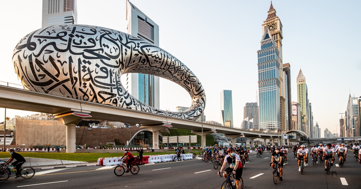 Dubai Ride Returns To Sheikh Zayed Road, Offers Cyclists Epic Bike-Ride Around Landmarks