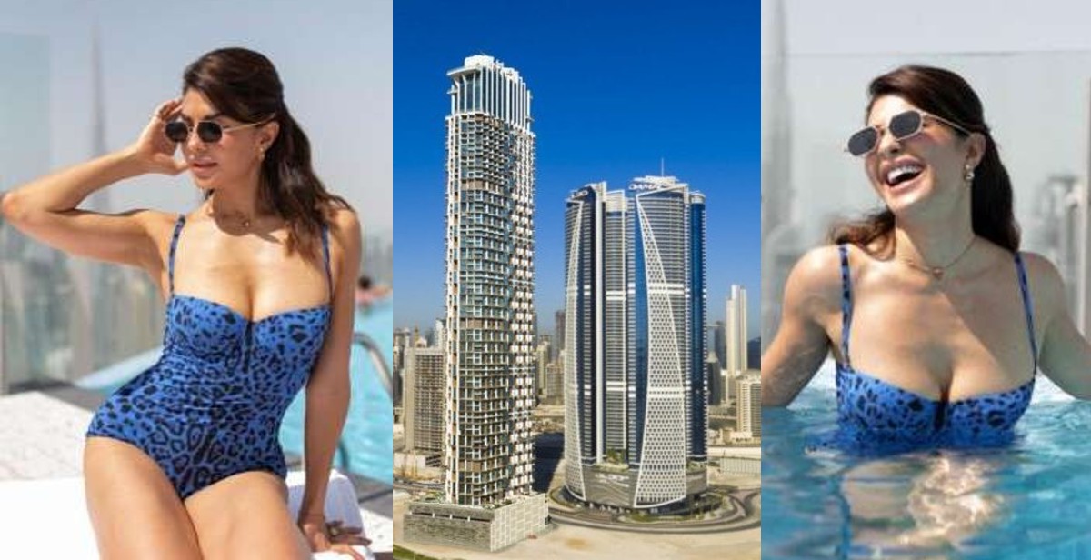 Jacqueline Fernandez’s True-Blue Pool Baby Time ln Dubai Got Our Eyes Drooling!