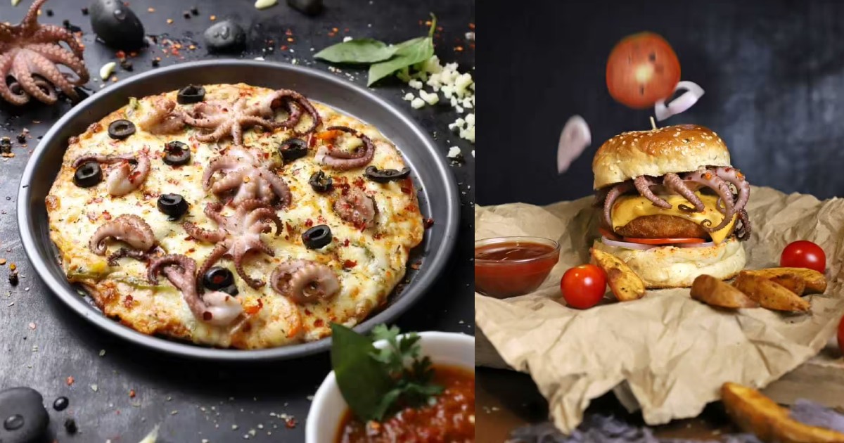Try Octopus Burger, Squid Pizza And More At Ecstasea In South Kolkata