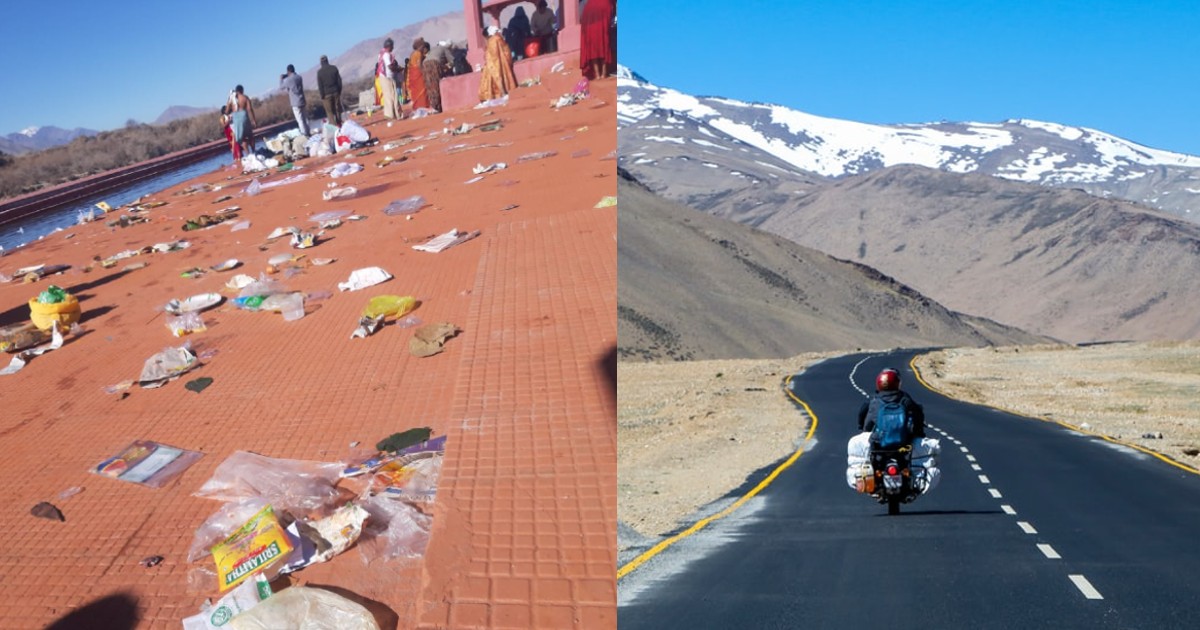 Ladakh MP Shares Pictures Of Trash Dumped By Tourists On River; Calls It Inhuman