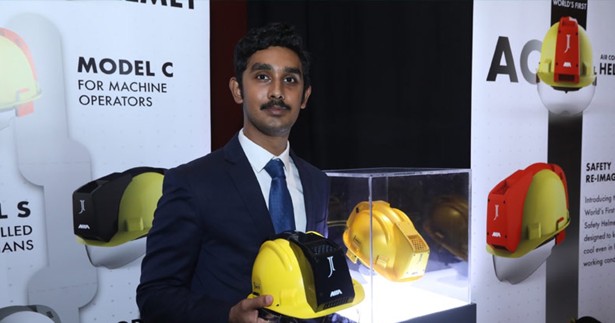World’s First AC Helmet Unveiled At India Pavilion In Expo 2020 Dubai; Provides Cooling Up To 24 Degrees Celsius