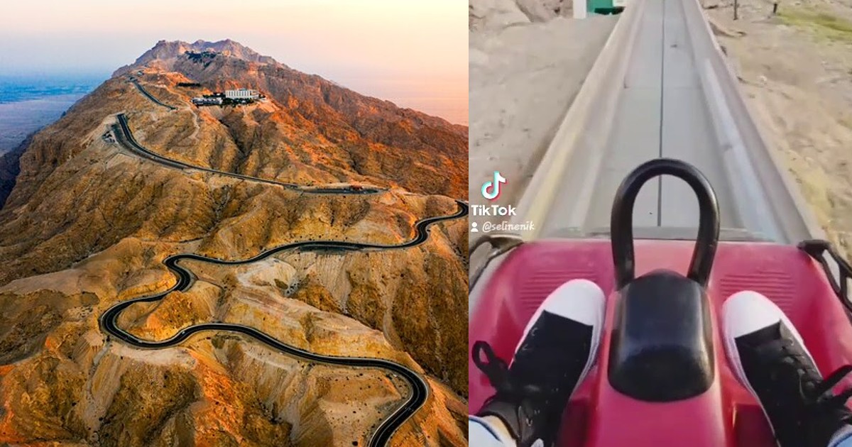 Slide Your Way Through UAE’s Al Ain Mountains In This Cool Mini Train