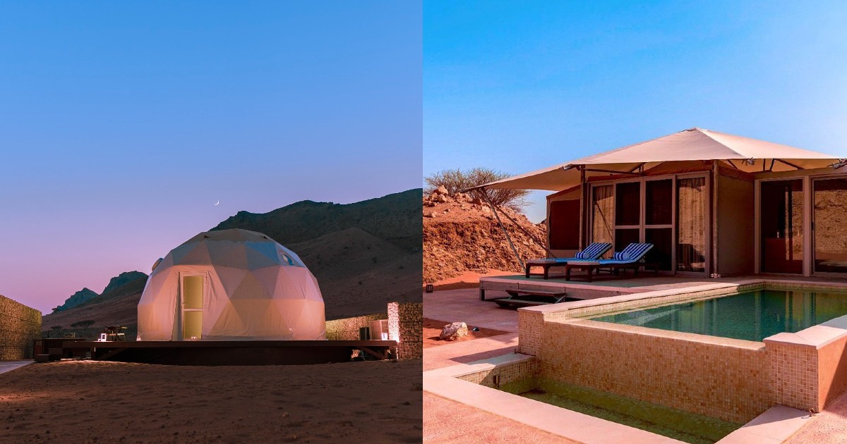 Stay In These Moon-Shaped Domes With Temperature-Controlled Pools In  Sharjah’s Desert & Enjoy Uninterrupted Views