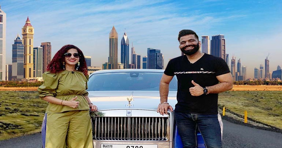 Kamiya Jani Explores Dubai With Technical Guruji In His Ultra-Lavish Rolls Royce