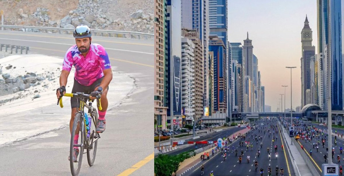 This Emirati Man Cycled Through The 7 Emirates In Just 11 Hours & 53 Minutes In The Dubai Fitness Challenge
