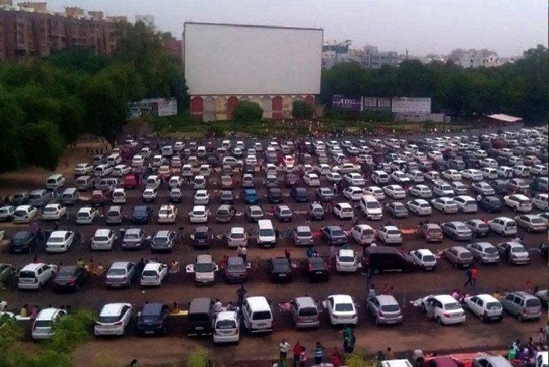 Sunset Drive-In Cinema In Ahmedabad Will Let You Watch Movies Right Under  The Open Sky!