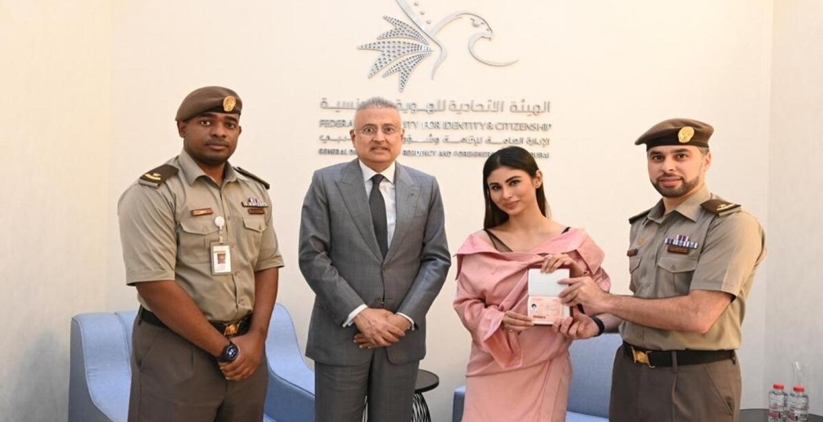 Bollywood Celebrity Mouni Roy Is The Latest Recipient To Receive The UAE Golden Visa