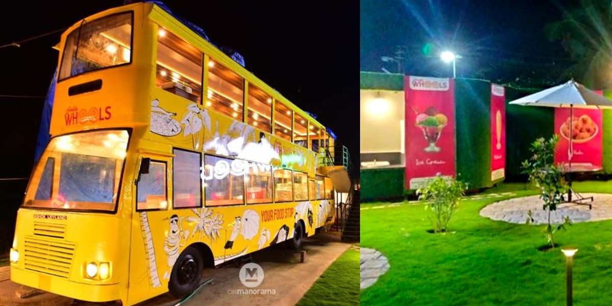 Kerala Launches ‘Foodie Wheels’ Cafe On Reused Double Decker Bus And It Looks Amazing