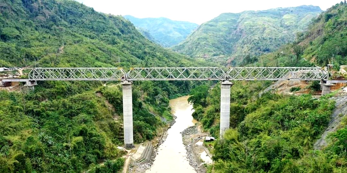 Manipur To Get World’s Highest Railway Bridge Pier; To Be Taller Than Bridge In Europe