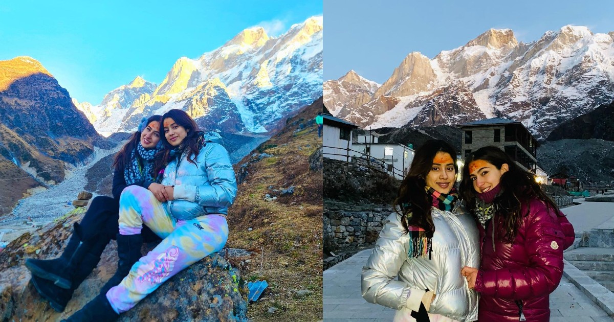 Sara Ali Khan, Janhvi Kapoor Share Stunning Pictures From The Snow-Capped Mountains Of Kedarnath