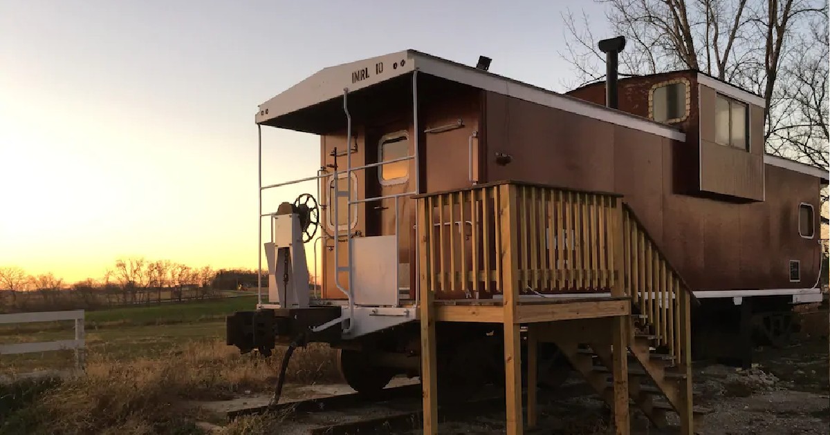 Father-Daughter Duo Converted An Old Train Caboose Into A Cosy Airbnb; Here’s How