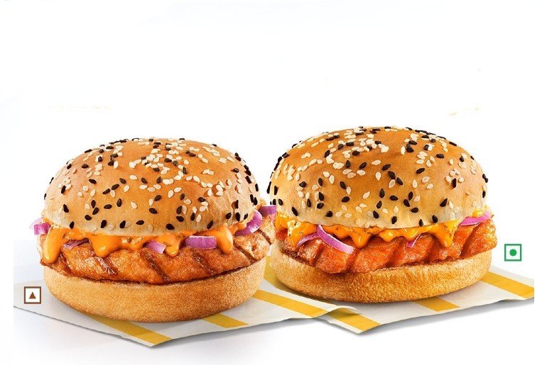 McDonald's Butter Chicken Burgers