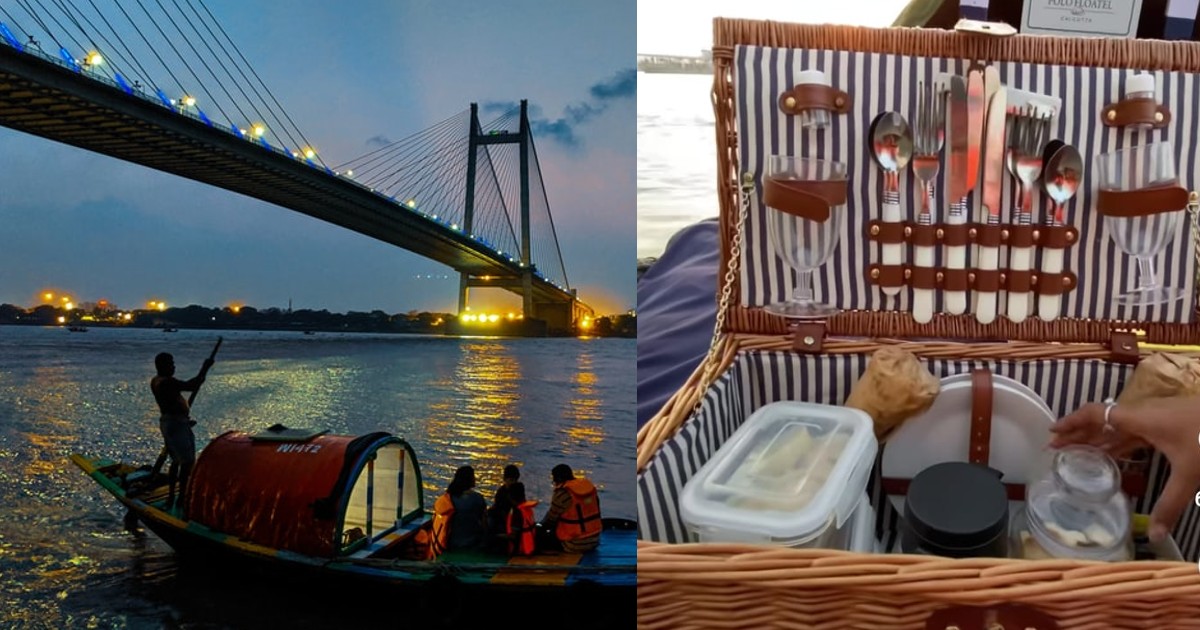 Dine On A Boat In Kolkata On River Hoogly With Stunning Views Of Howrah Bridge