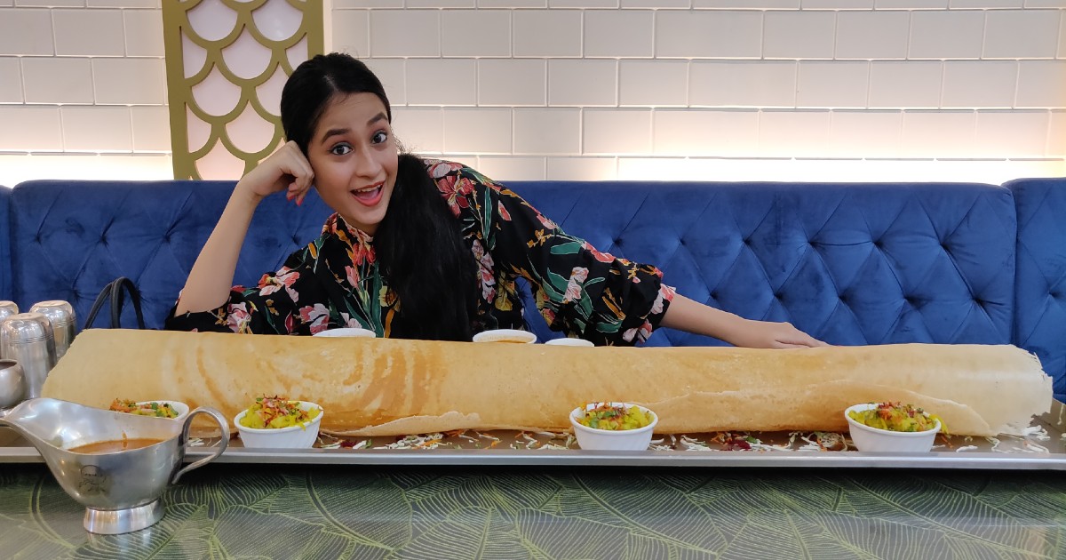We Took Up A Challenge To Polish Off 4ft Dosa At Sankalp, Kolkata & Here’s How It Went!