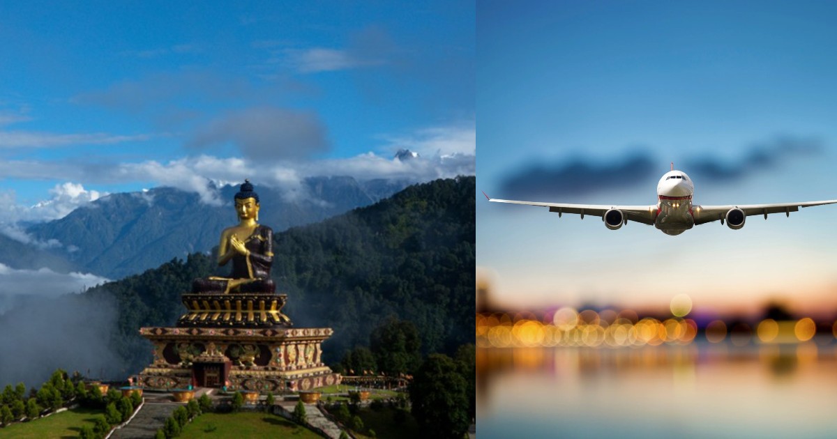 Delhi to Sikkim direct flights Pakyong airport