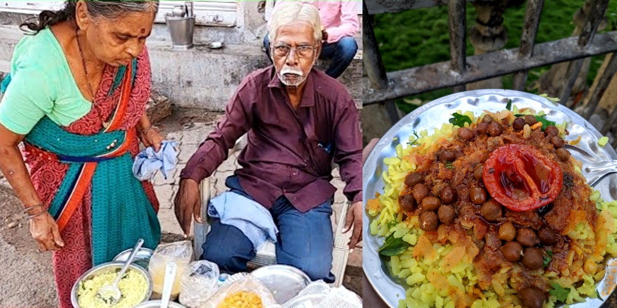 nagpur old couple sell tarri poha