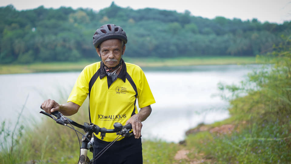 80 year old man cycles 4500 km 
