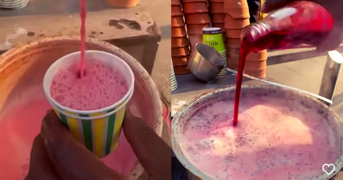 Delhi Food Blogger Tries Roohafza Chai And We Don’t Know What To Say