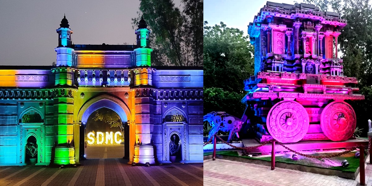 Delhi’s Bharat Darshan Park With Historical Monuments Made Of Scrap Opens To Public